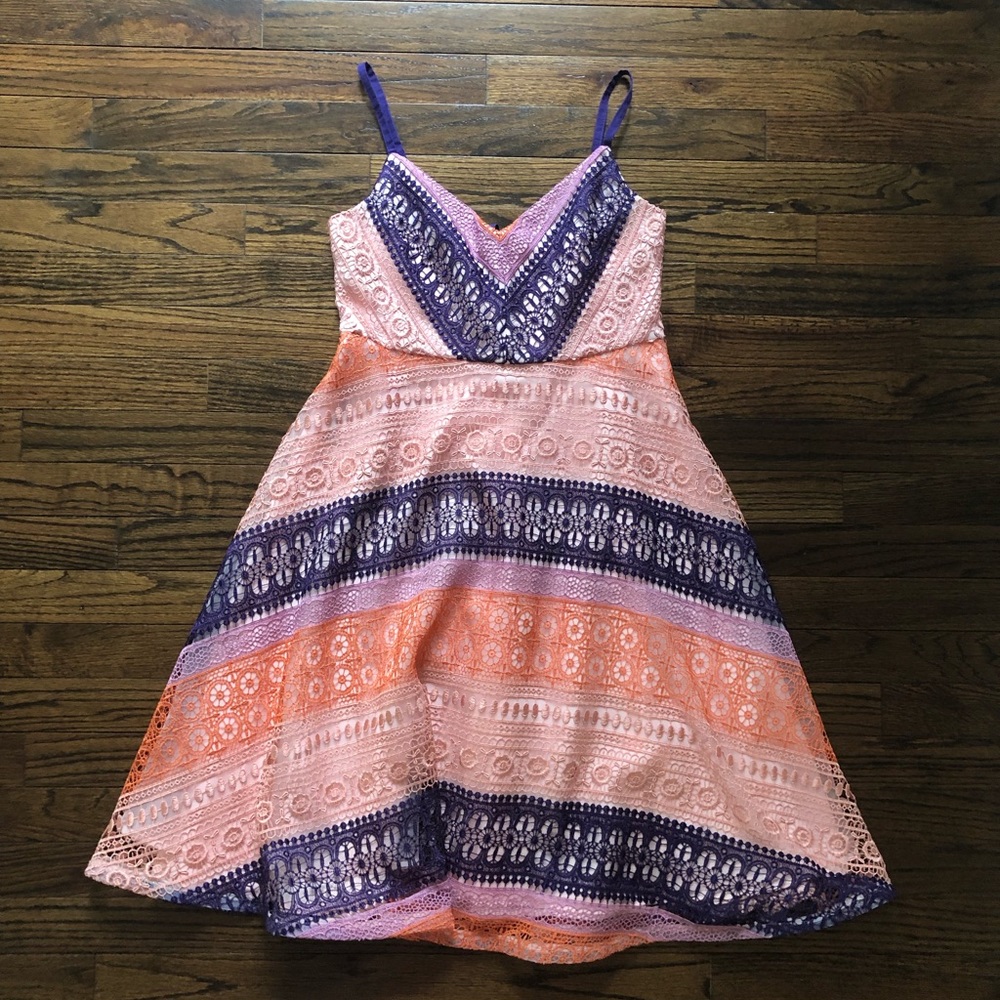 Anthropologie Maeve Crochet Dress